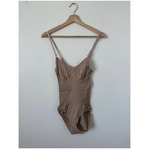 Women's Nude Shaping Bodysuit with Adjustable Straps